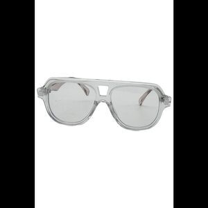 FEISEDY Women's Aviator Blue Light Frame Glasses Transparent